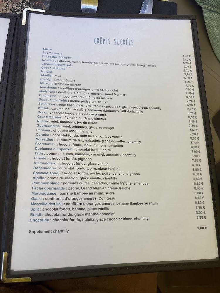 Lou Crespeu Crêperie grill - Menu Image 1