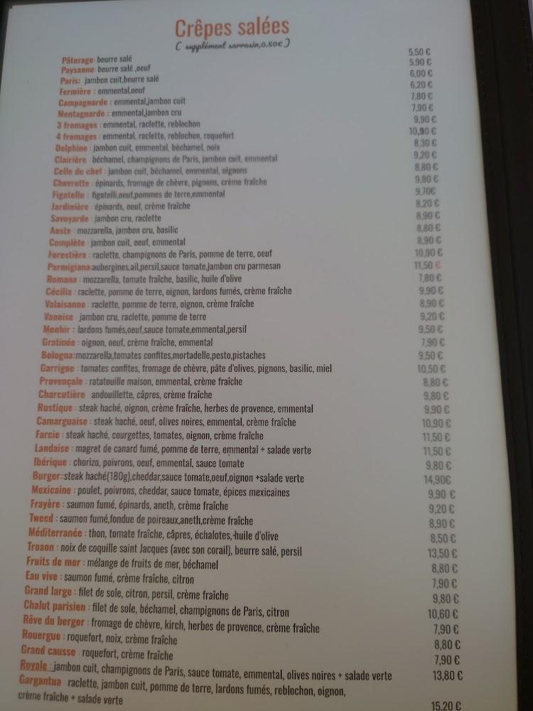 Lou Crespeu Crêperie grill - Menu Image 3